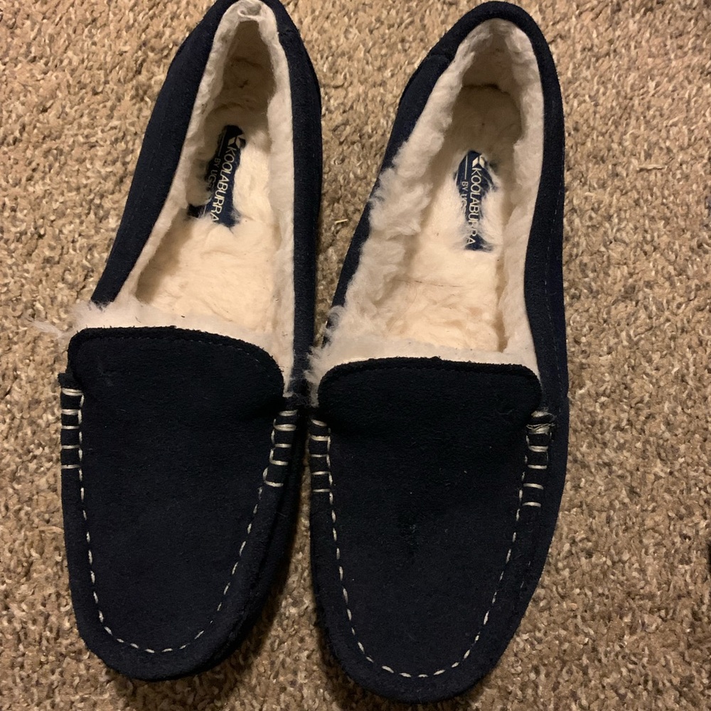 Navy Suede Koolaburra by Ugg Slippers